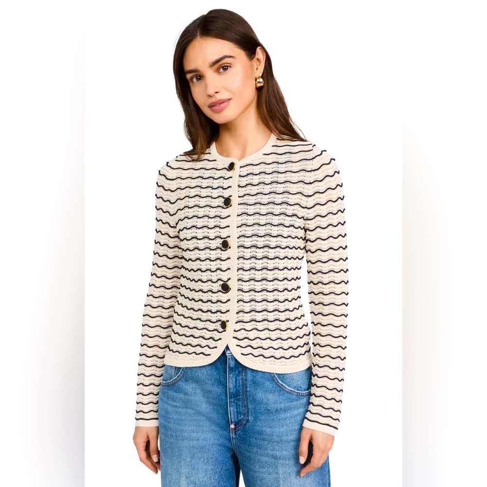 Rag & Bone Elisa Stripe Cardigan
